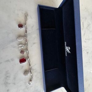 Vintage Swarovski Charm Bracelet